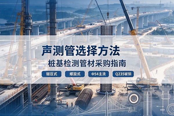马鞍山声测管选型标准